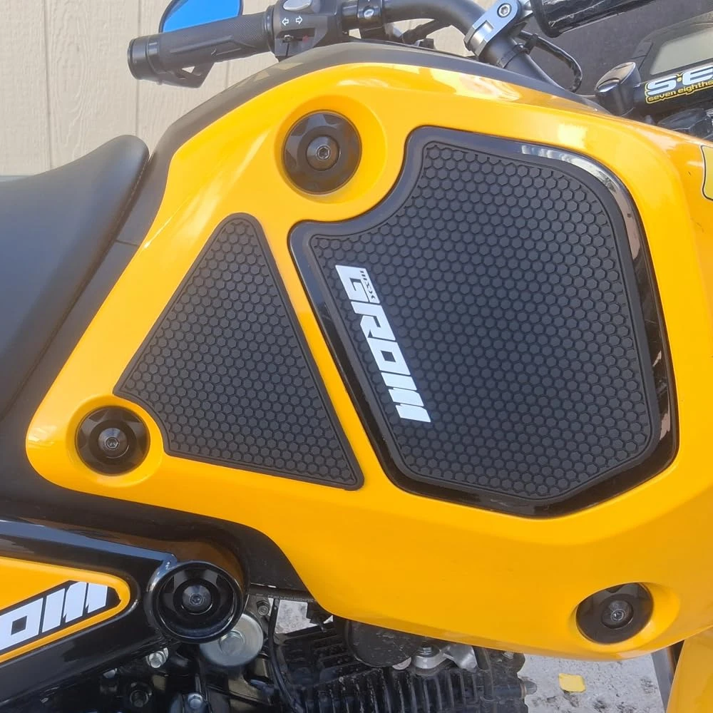 

MSX125 Grom 2021 Non-Slip Fuel Tank Stickers Waterproof Rubber Pad Side Tank Pads for Motorcycle