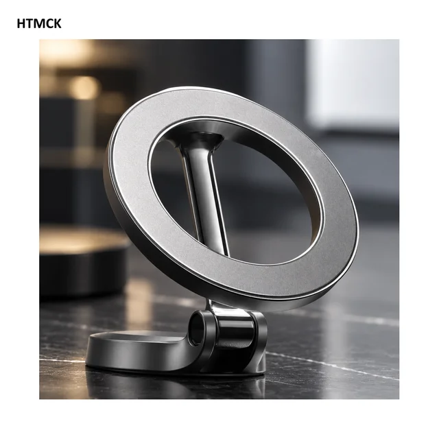 Suporte Magnético para Celular de Carro, 1080 °   Suporte magnético dobrável e rotativo para telemóvel, com ímã potente, ideal para colocar no painel do carro.