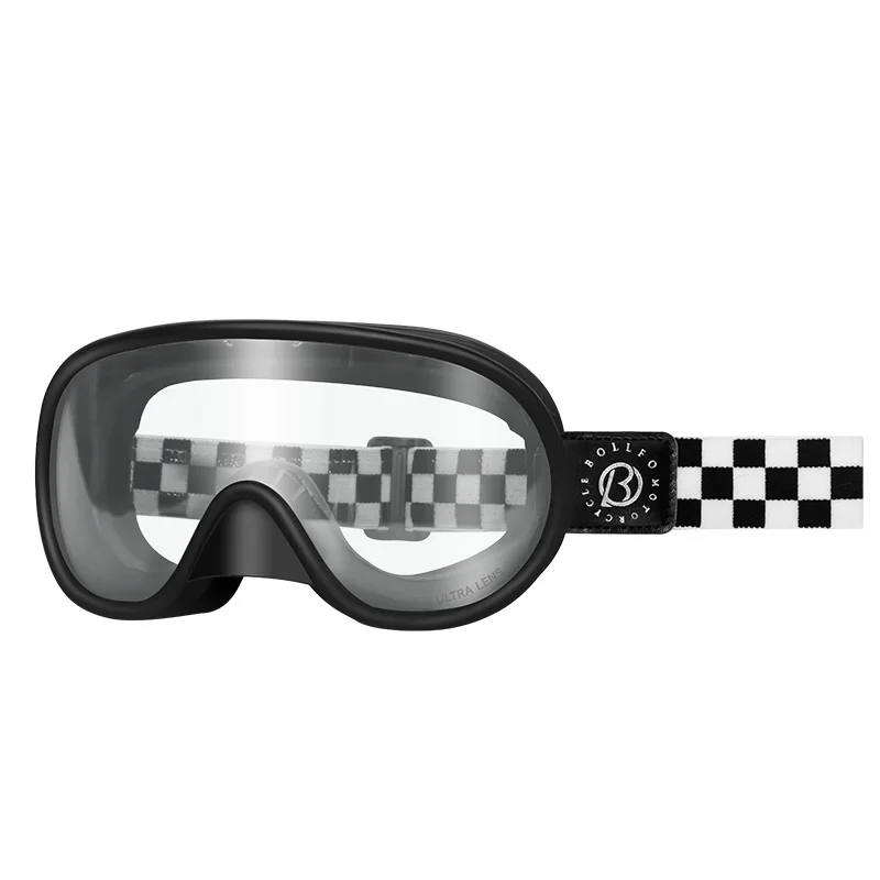 Motorcycle Goggles Photochromic Lenses Vintage Motorcycle Glasses for Half Helmets HD Lens Moto Sunglasses UV Glare Protection