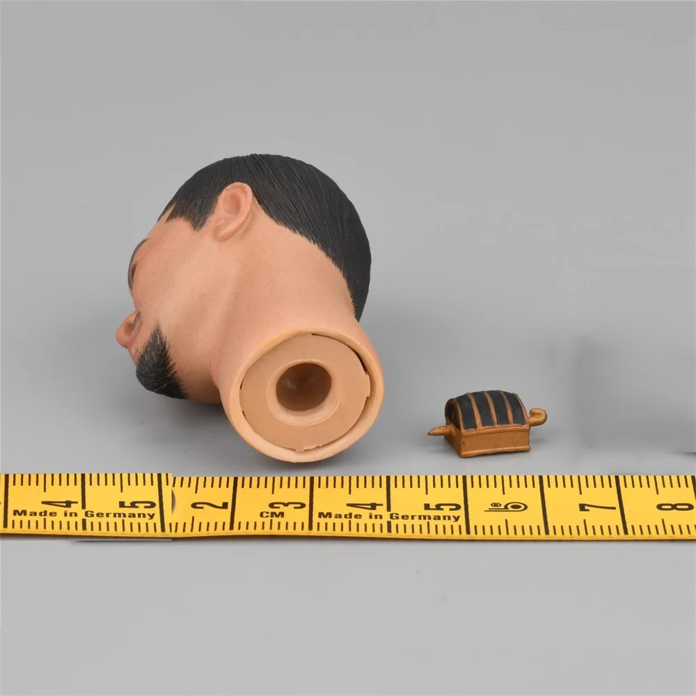 1/6 KLG KLG-R030B سلالة مينغ كوكسينجا الملك ذكر رئيس نحت نحت مع زرع الشعر لمكون مشهد عمل الشكل 12 بوصة #5