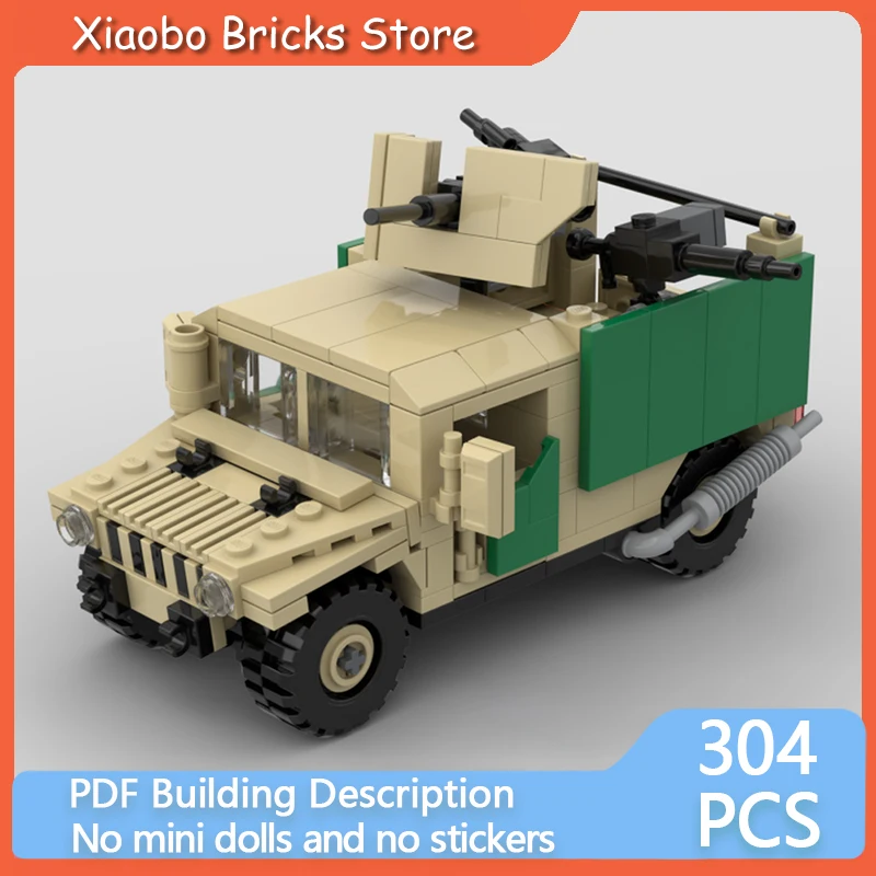 

Модель военного танка MOC, строительные кирпичи, модифицированный пистолет, грузовик, модульные технологии, подарки, праздник, сборка, детские игрушки, костюм