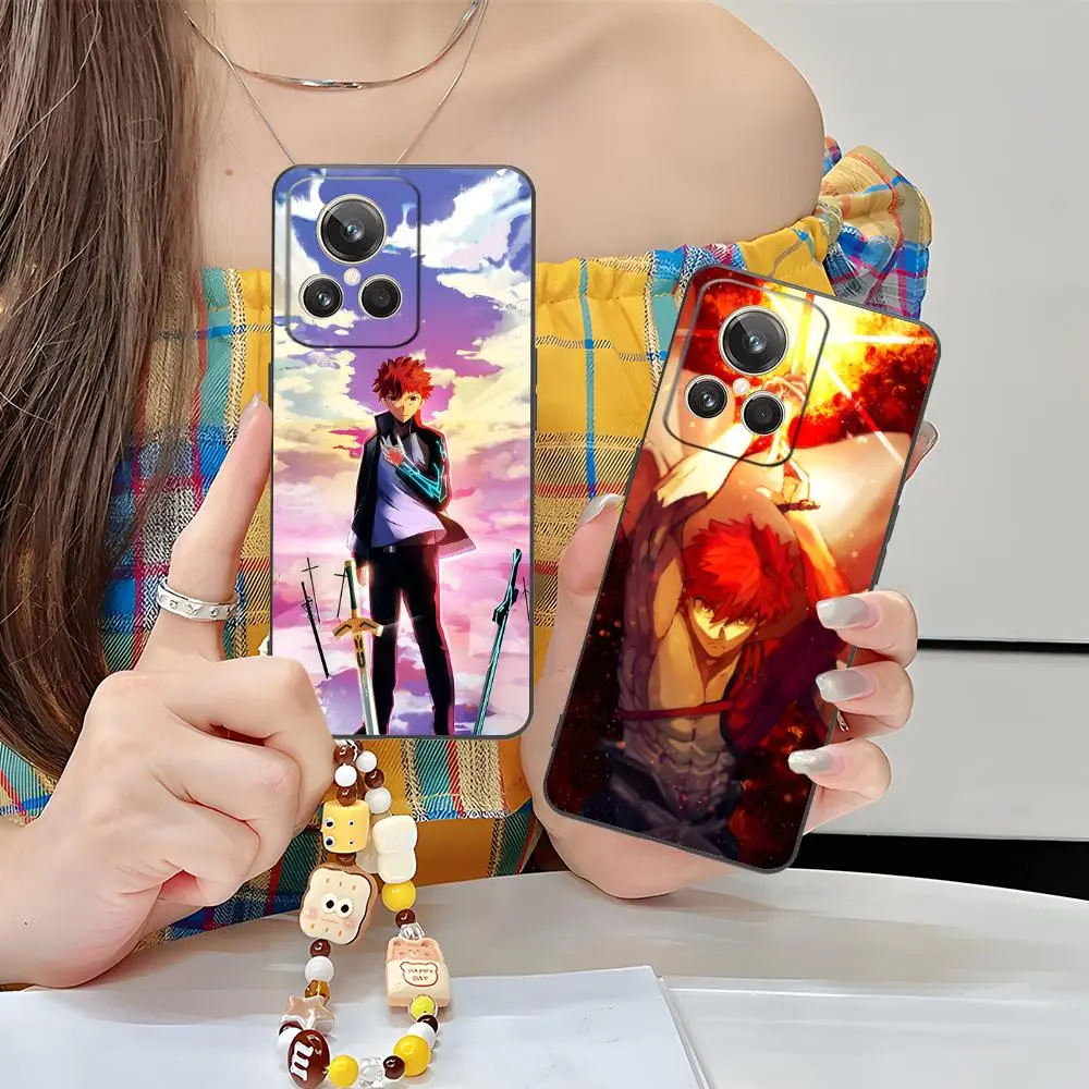 

Чехол для телефона Fate Stay Night Shirou Emiya для Realme GT 8 Neo Pro C75 73 71 C67 65 C55 53 C35 31 C20 15 с цветным принтом
