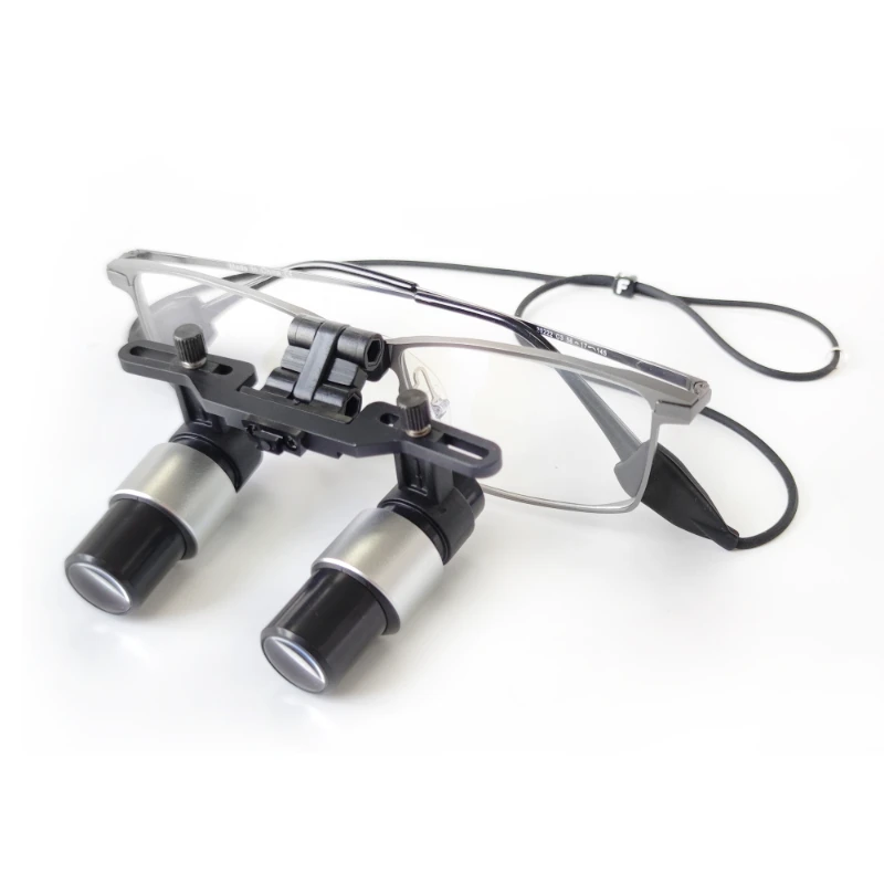 Burite New Design Prism Medical Surgical Dental 4.0X Kepler Binocular Magnifier ENT Dental Loupes With Titanium Frame (FDJ-4X)