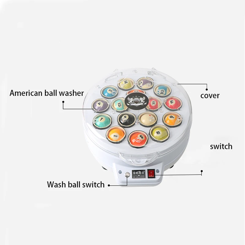 Factory Price  Billiard Pool Ball Washing Cleaner For 16 Balls Pool Ball Washing Machine Cleaning Machine Cleaning Washer