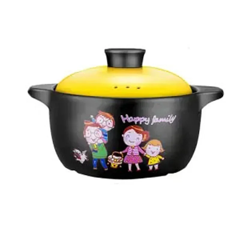 

Casserole Stew Pot High Temperature Resistant Clay Pot Rice Casserole Soup Household Gas Gas Soup Pot Ceramic Cooking