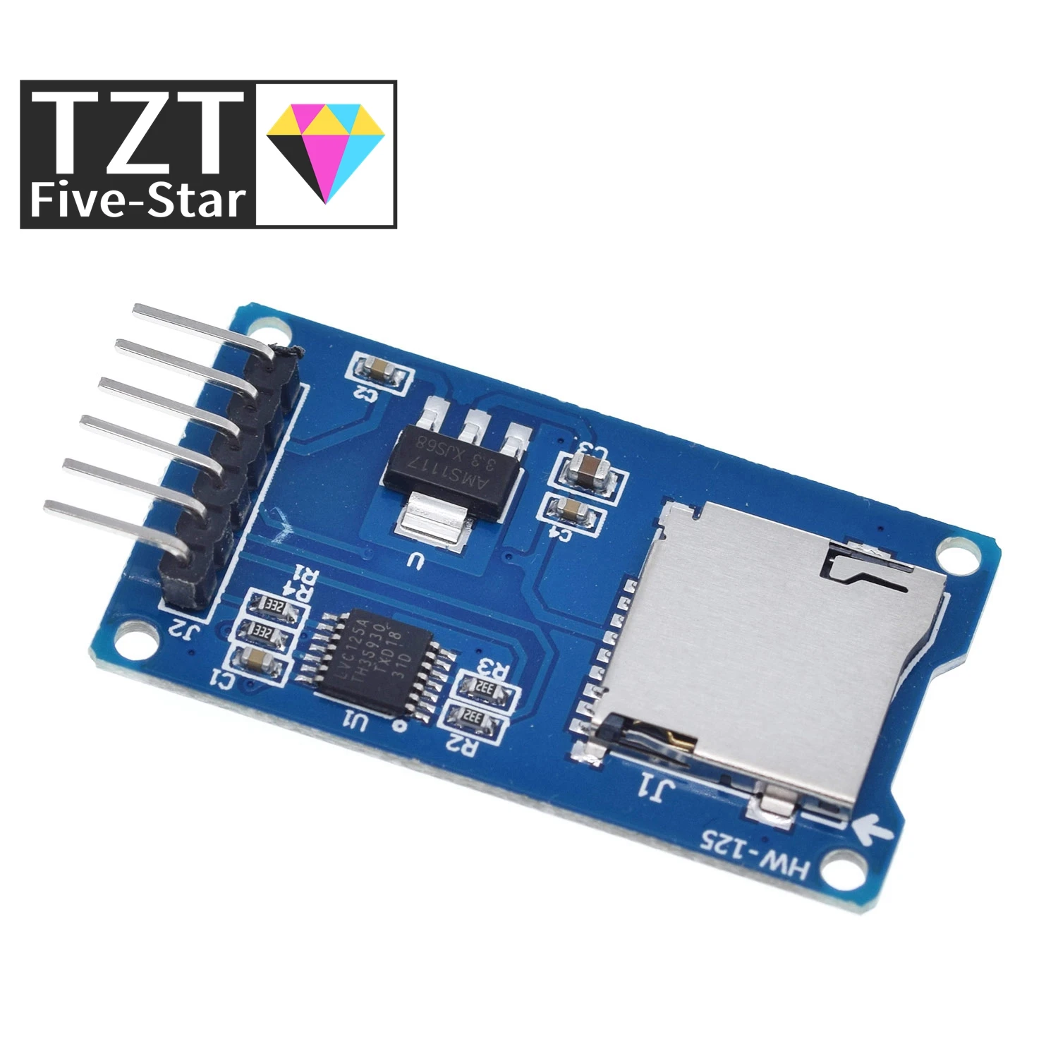 1/3/5pcs placa de expansão de armazenamento micro sd cartão micro sd tf módulo de proteção de memória spi para promoção arduino
