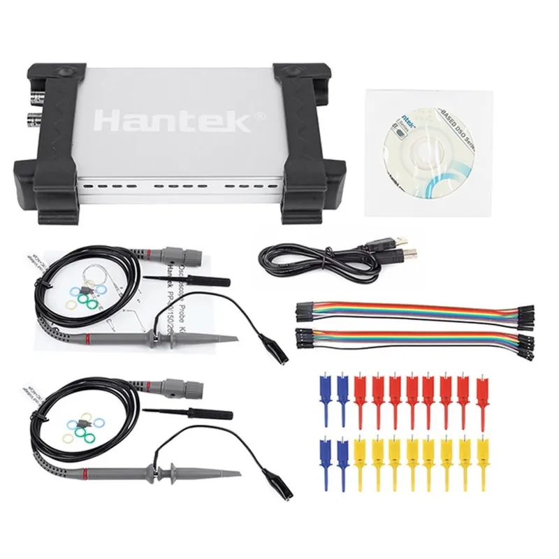 Usb Digital Oscilloscope & Logic Analizer Hantek 6022bl 20 Mhz 48msa/S Para Pc Hantek