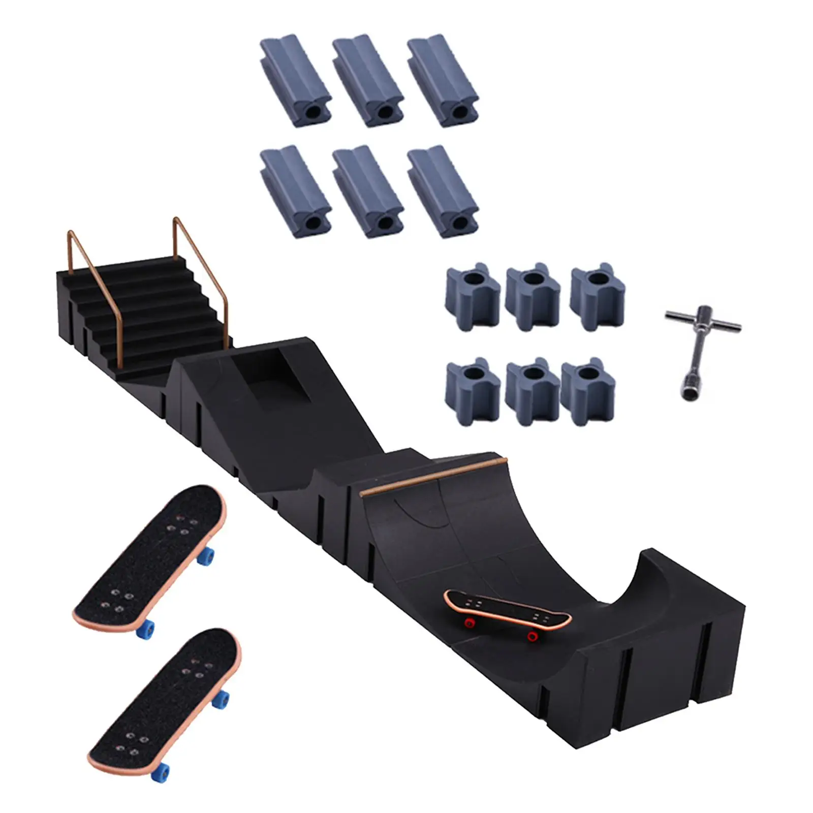 

Finger Skateboard Park Early Educational Fingerboard Skate Ramps for Adults Girls