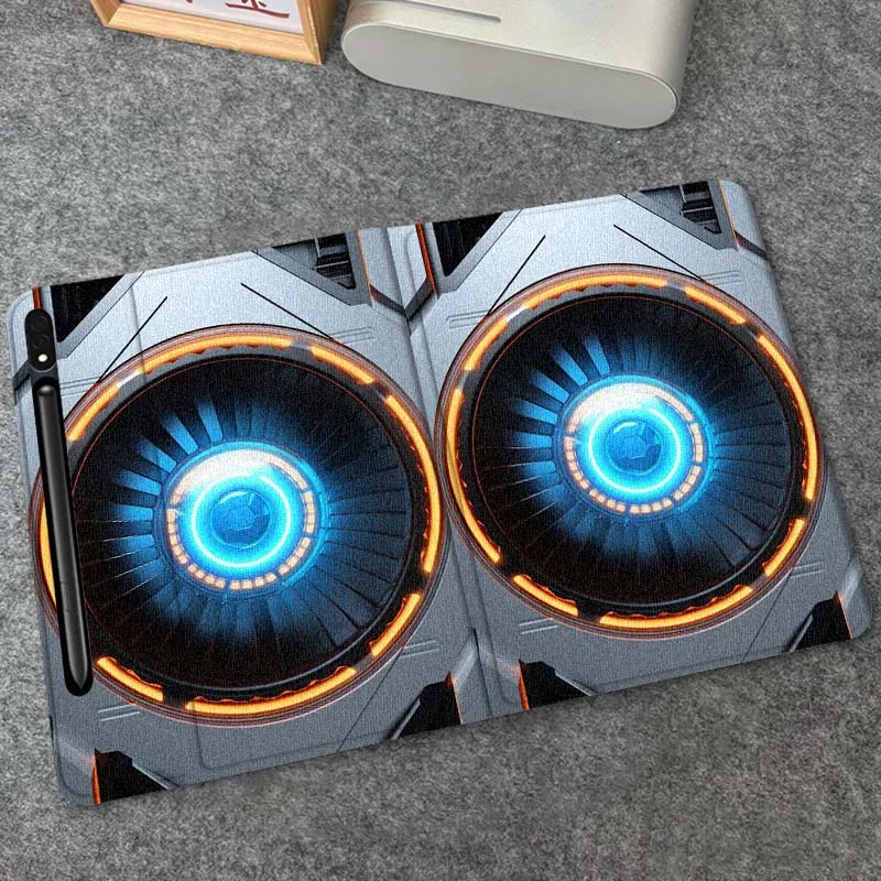 

Carbon Fiber Glossy Machine For Samsung Galaxy Tab S9 S10 S6 S7 S8 FE Plus Lite Inch Foldable Cover Tablet Case