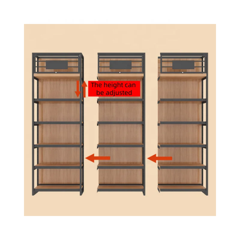 Custom.Customized Modern Grocery Store Retail Shelving Metal Shelves Display Rack Gondola Supermarket Shelves