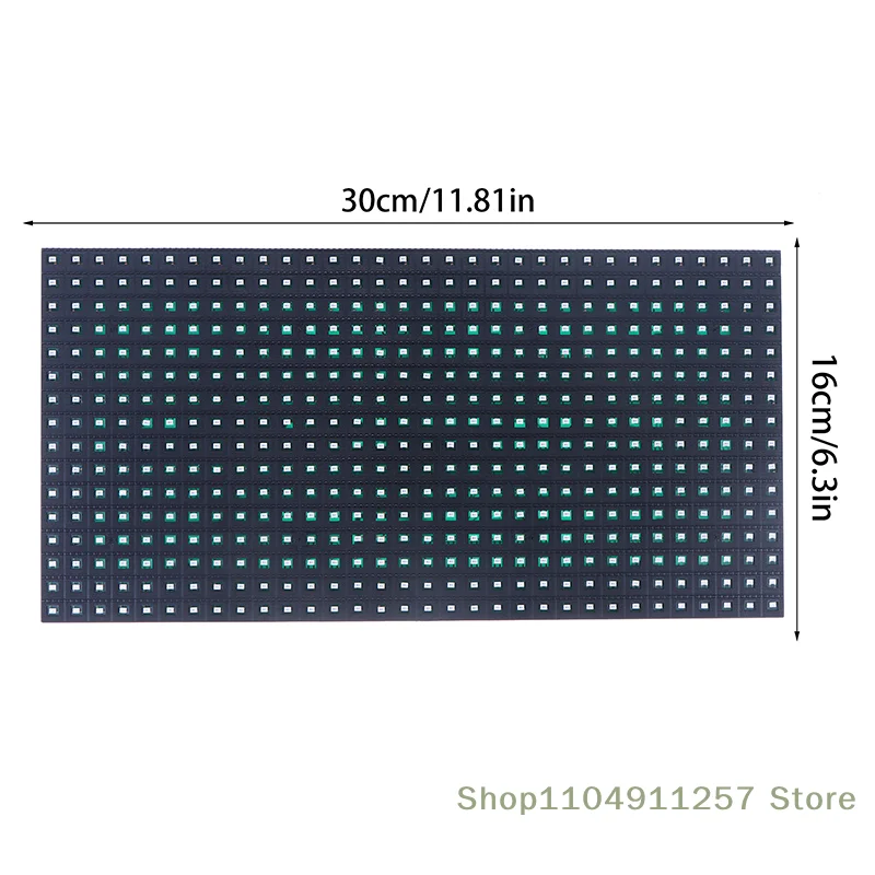 โมดูล LED SMD P10 สีเดียวสำหรับจอ LED ภายนอกอาคาร แผงจอแสดงผล LED สีแดง ขนาด 320*160 มม. SMD P10