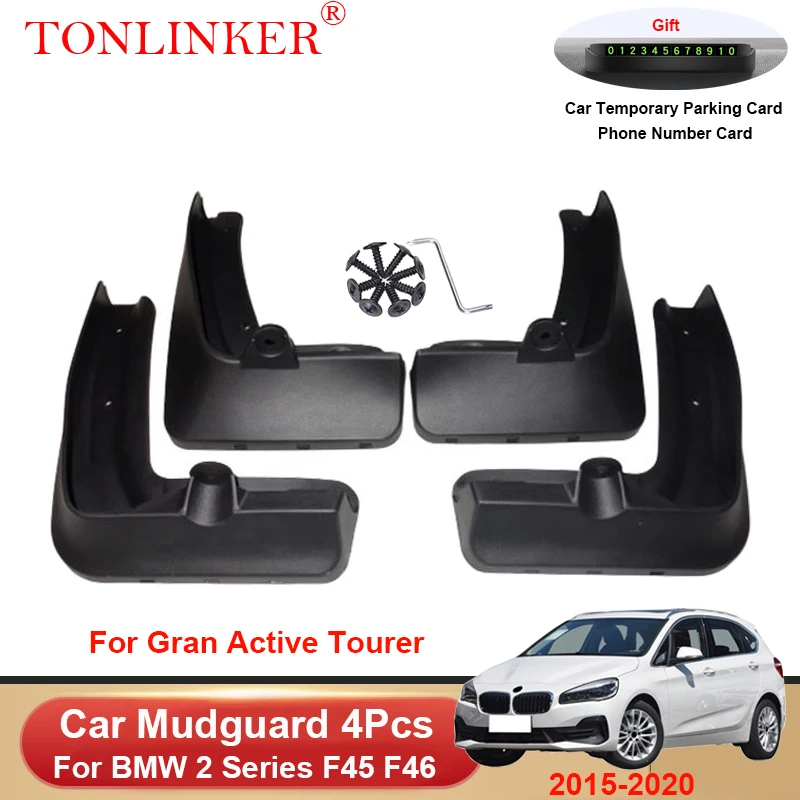 

Car Mudguard For BMW 2 Series Gran Active Tourer F45 F46 2015-2020 Mudguards Splash Guards Front Rear Fender Mudflaps Accessorie