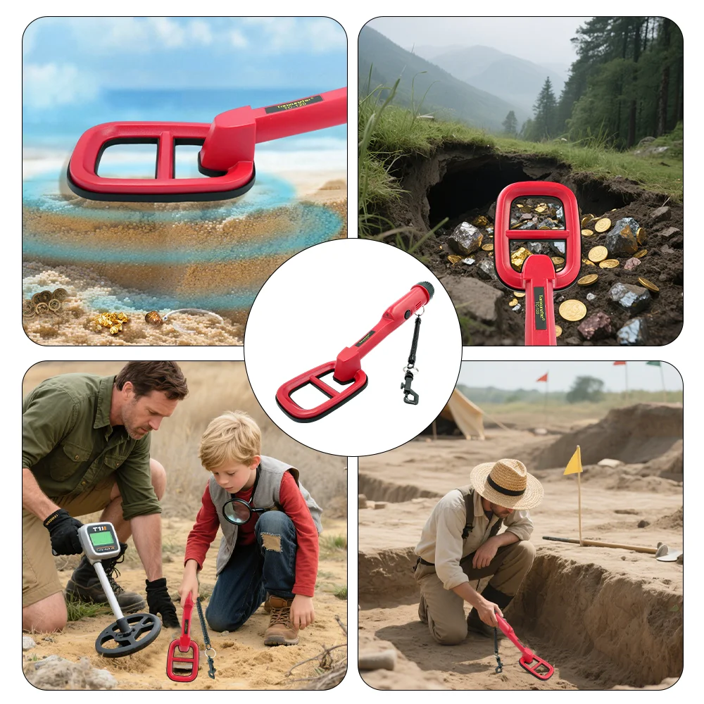 Waterproof TC-120 Handheld Metal Detector with 4.2 Inch Coil - Diving Pinpointer for Underwater Treasure Detection and Hunting