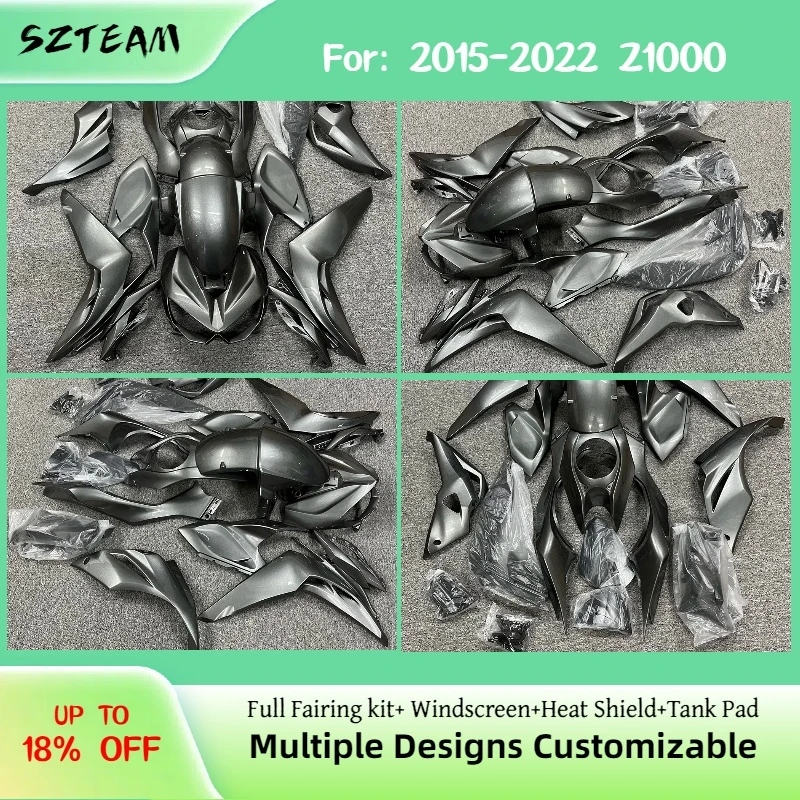 

For 2015 2016 2017 2018 2019 2020 2021 2022 Z1000 KAWASAKI ABS Plastic Fairing Kit Z 1000 15-22 Aftermarket Motorcycle Fairings