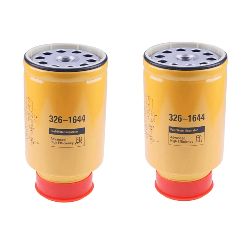 2X 326-1644 3261644 1R0770 Diesel Oil Water Separator Filter For Caterpillar CAT 320C 320D 323D 325D 329D 330D 336D