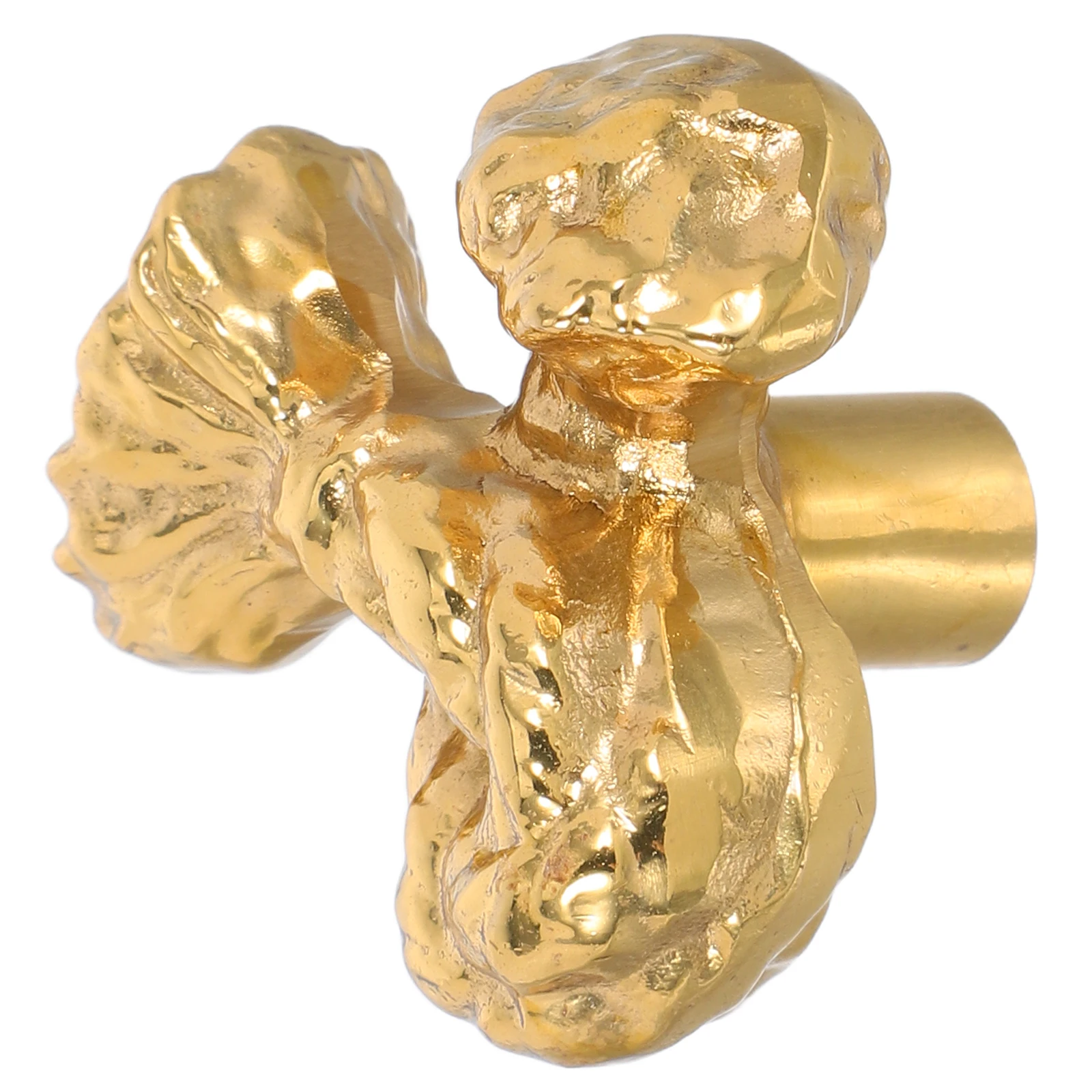 

Vintage Gold Brass Knot Tie Handles Decorative Cabinet Pull for Wardrobe Shoe Cabinet Dresser Hardware Door Knobs for Cupboards