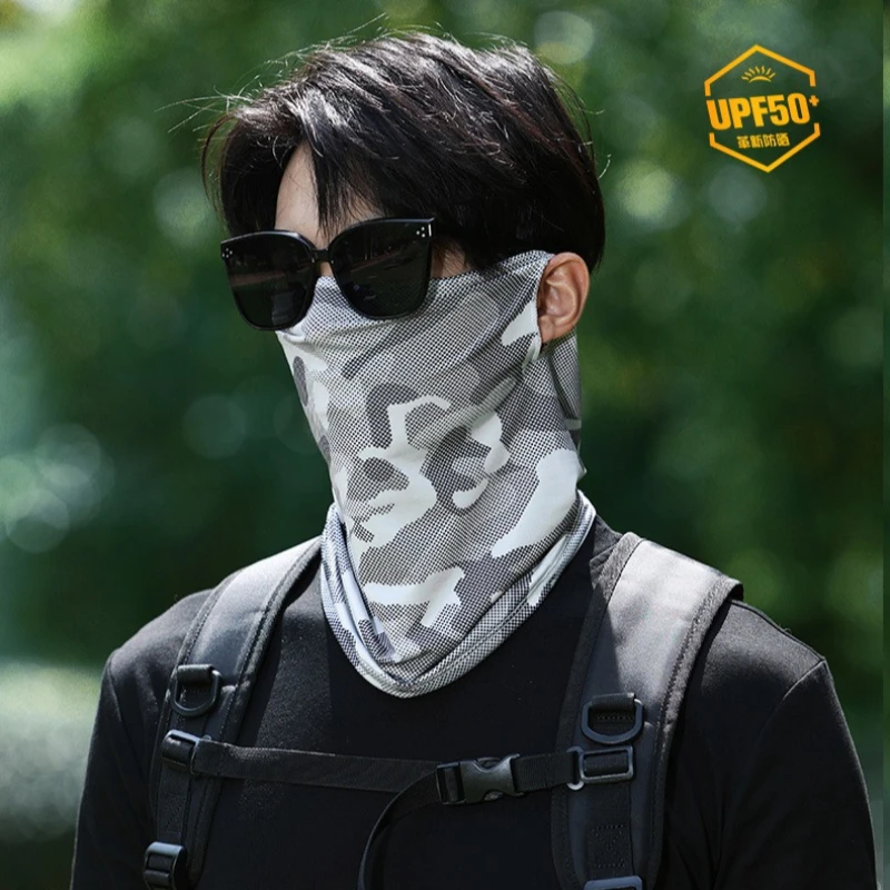Men's Ice Silk Long Extra Wide Sun Protection Arm Sleeves Summer Plus Size Loose Fit UV Block Cooling Arm Cover for Large Arms