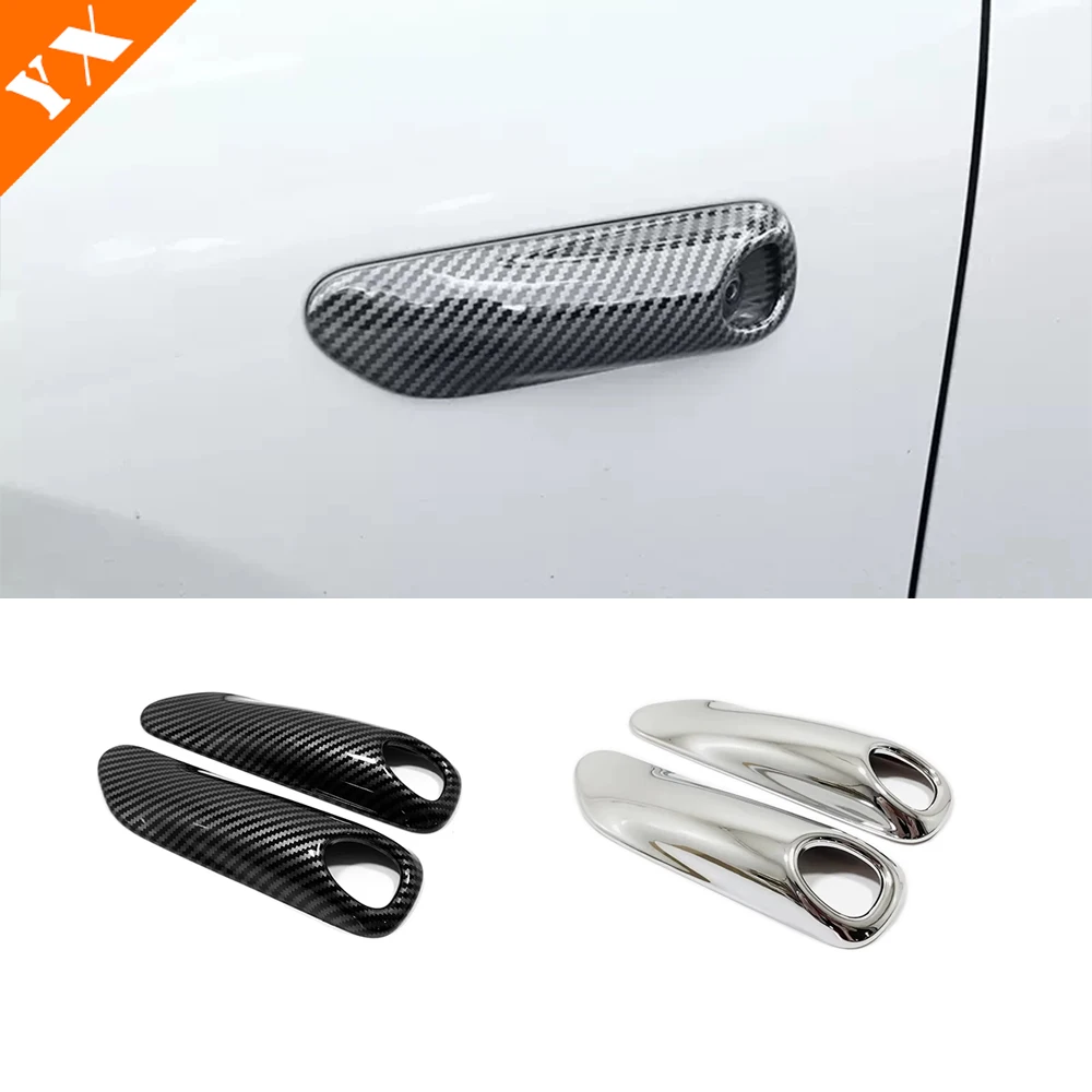 

Abs Chrome Carbon Car Side Wing Fender Door Emblem Badge Stickers Camera Protection Frame For Nio EL7 ES7 ET7 Accessories