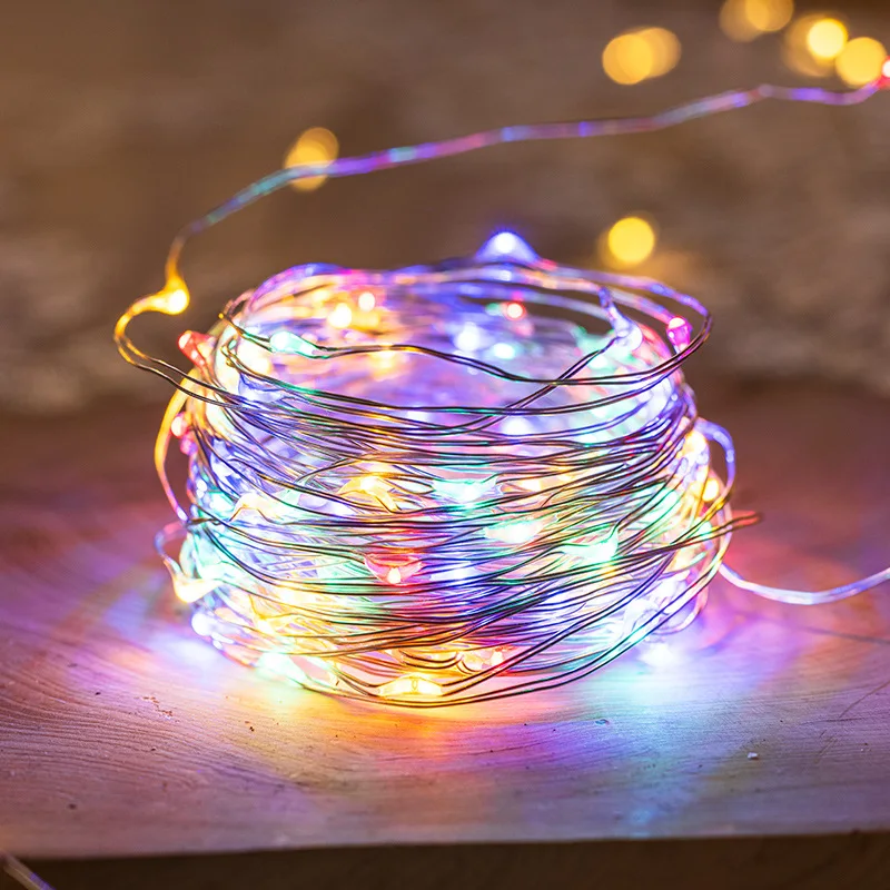 LED-lichtslinger 1/2/3/5/10M Waterdichte lichtslingers Vakantiedecoratie Kerstverlichting Buitentuin Kerst Lichtslingers