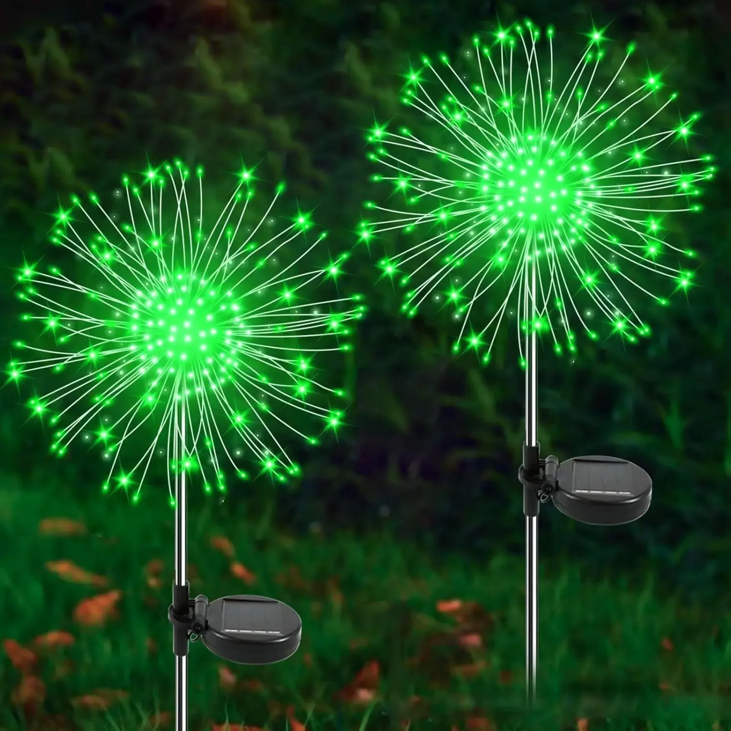 

1pcs Solar Garden Lights Outdoor 200LED Twinkling Solar Firework Lights Decorative Waterproof Starburst Lights for Yard Pathway