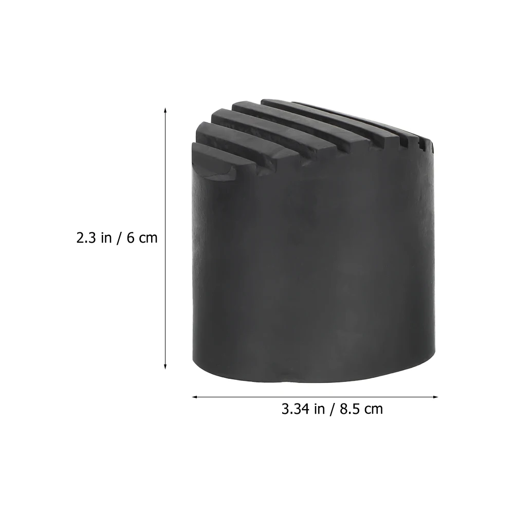 

4pcs Non Rubber Ladder Foot Covers Black Replacement Pads Retractable Stairs Protector Accessories Home Use