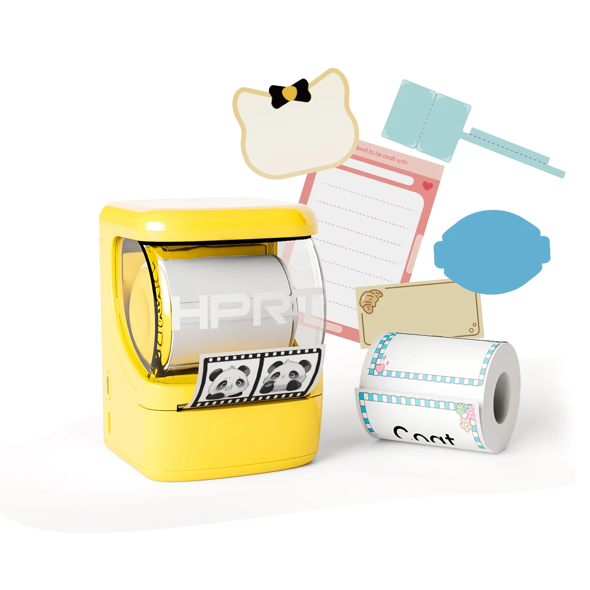 เครื่องพิมพ์ฉลาก New1 ขนาด 2 นิ้ว แบบพกพา ไร้หมึก ใช้บลูทูธ สำหรับธุรกิจขนาดเล็ก บ้าน โรงเรียน เครื่องพิมพ์สติกเกอร์สำหรับพิมพ์ที่อยู่