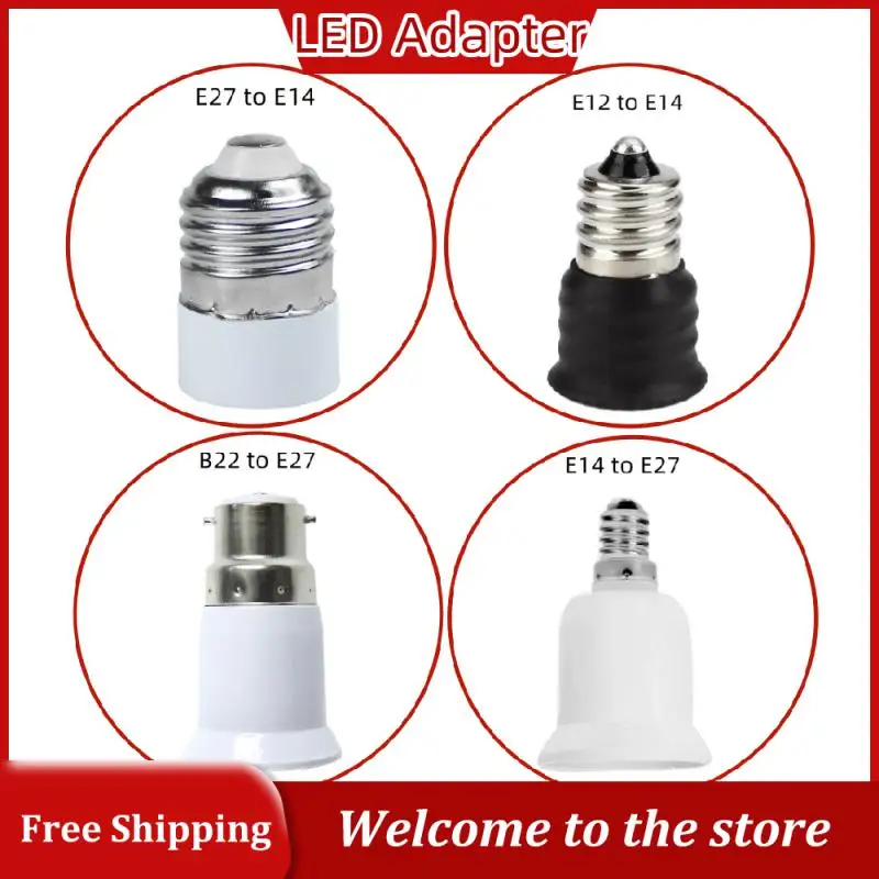 

LED Adapter E27 To E14 E14 to E27 Bulb Holder Converter B22 to E27 Socket Bulb Lamp Holder Plug Extender For Lighting