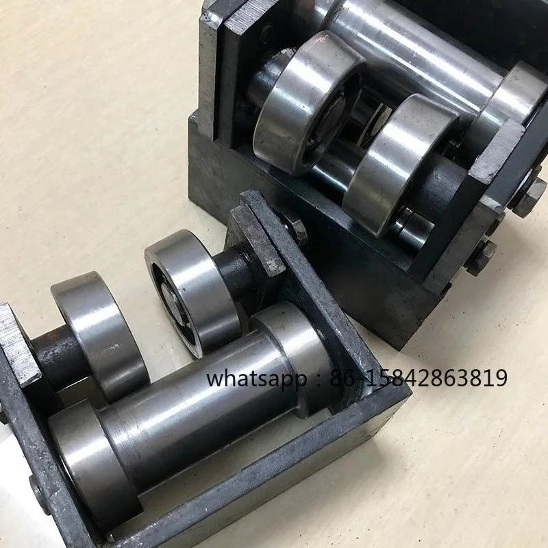 Double Roller A3 Steel Lifting Freight Elevator Auxiliary Accessories No. 10, No. 12, No. 18 I-beam Guide Wheel Frame