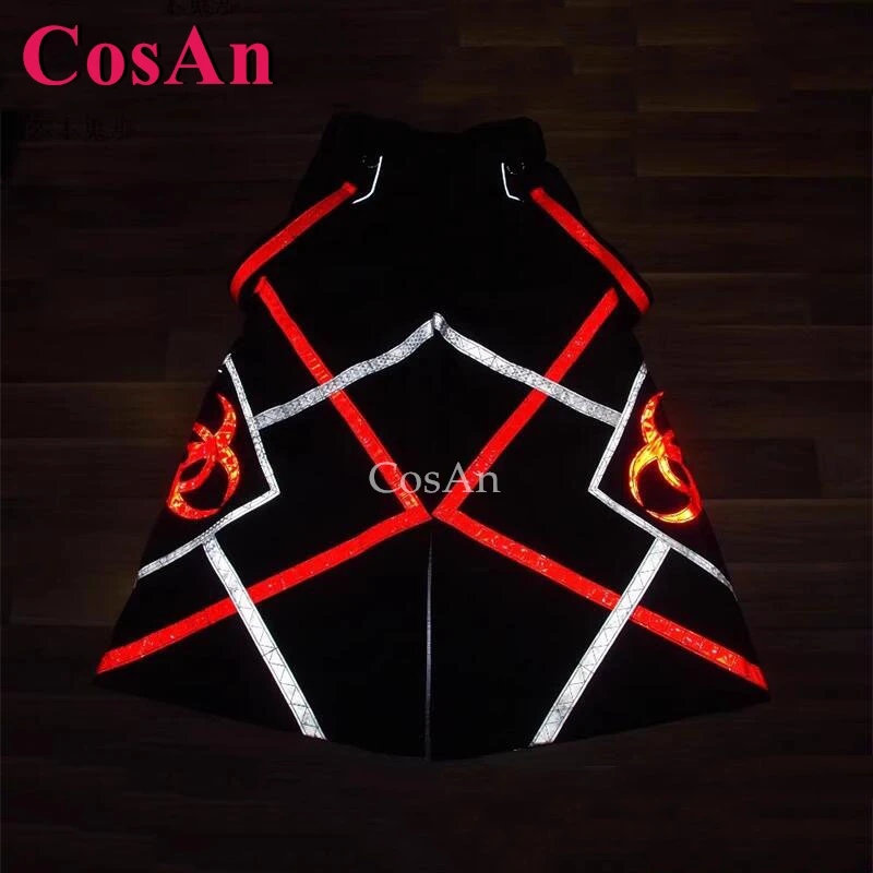 

CosAn красные, белые светоотражающие полоски, брюки Melbourne Shuffle Phat, брюки для уличных танцев, брюки для танцев с призраками, хип-горячие флуоресцентные брюки, новинка