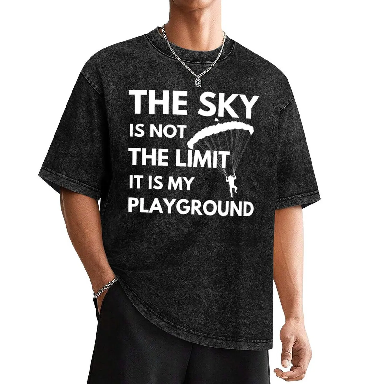 Paragliding - Paraglider T-Shirt graphic t shirts Short sleeve tee t shirt men