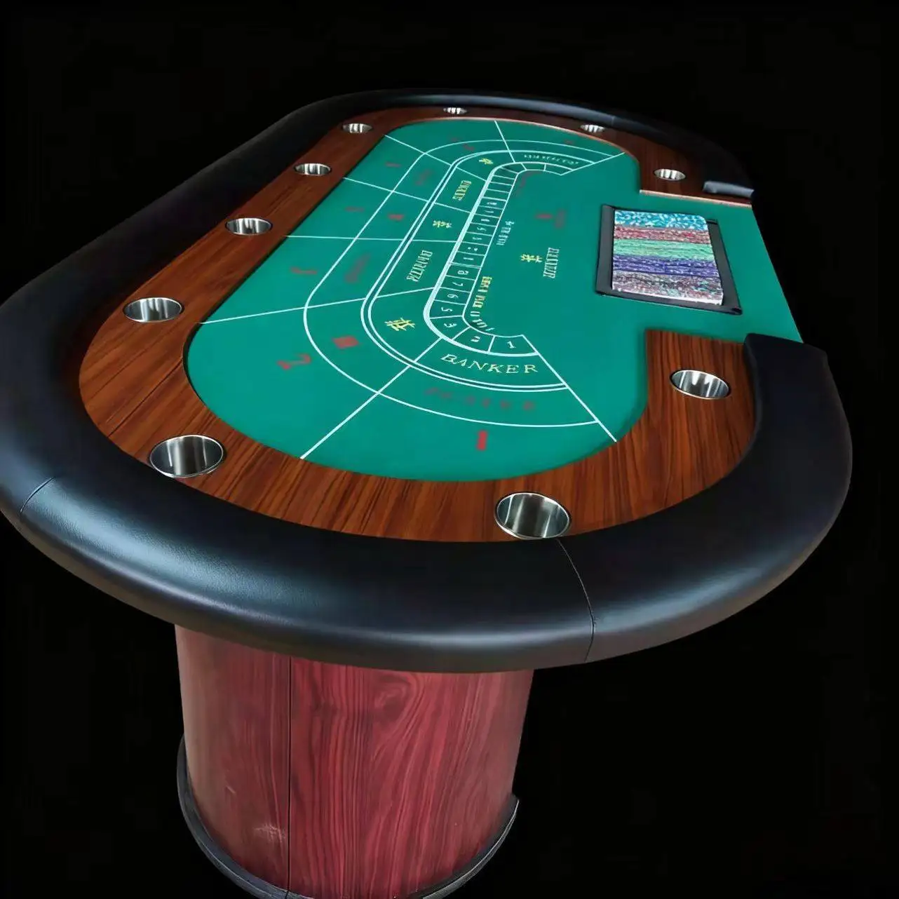 LTexas Hold'em Table, Baccarat, Chip Table, Chess And Card Room, Customizable Color Size, Texas Table