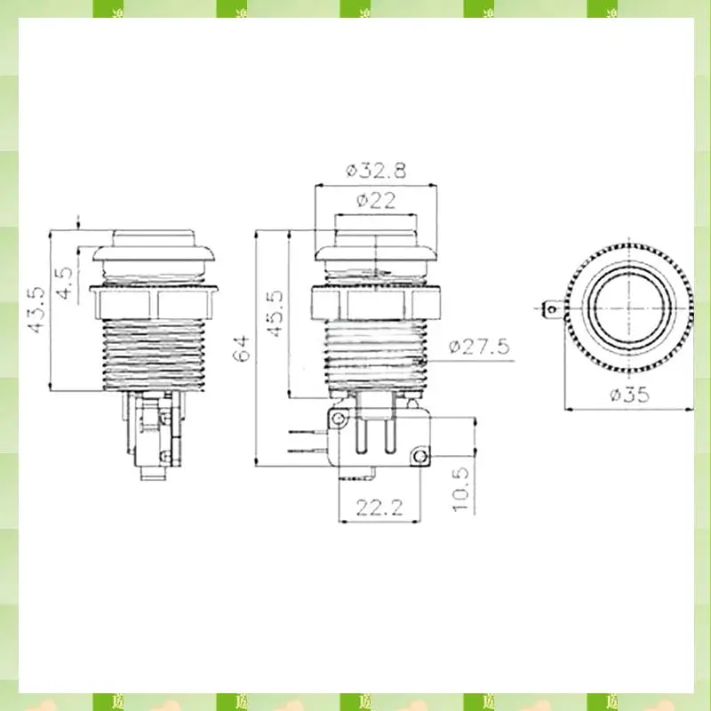 2025 8Pcs Push Button 28Mm Nut For Neo Geo American Arcade Game Machine Joystick Zero Delay Controller Parts Machine Diy C,8Pcs