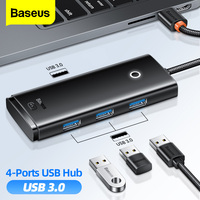 Baseus Lite Series 4 Ports USB HUB Adapter USB Type C to USB 3.0 HUB Splitter Adapter For PC Laptop MacBook iPad Pro Air USB Hub