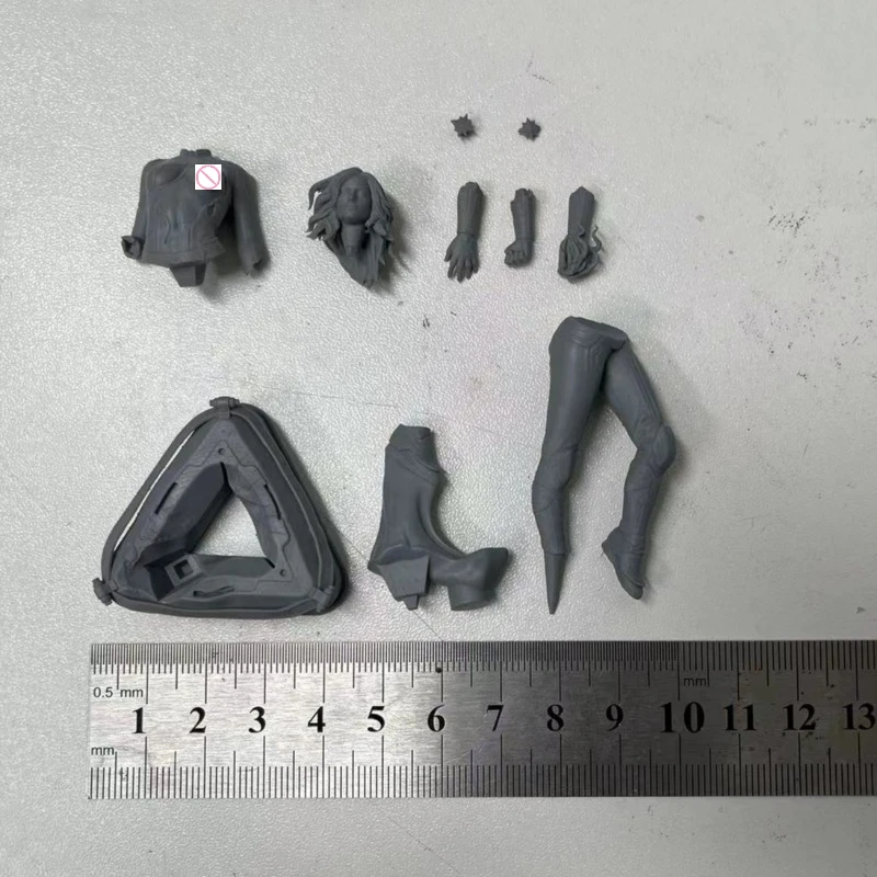 طقم نموذج شخصية من الراتنج الطائر للنساء ، ديوراما هواية خيالية ، لعبة مصغرة ، مفككة وغير مصبوغة ، طباعة ثلاثية الأبعاد ، مقياس