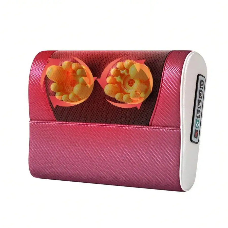 Cervical Massage Pillow Shoulder And Neck Massage Pillow Kneading Back Massager Waist Physiotherapy Hot Compress Cervical And Lu