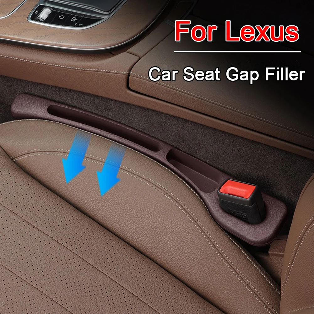 Car Seat Gap Filler Auto Seat Side Seam Plug Strip Leak-proof Gap Filling For Lexus NX GS RX IS ES LS GX LX RC 200 250 350