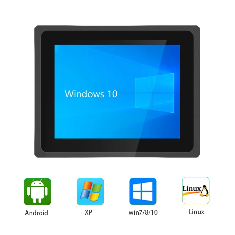 10,4 Zoll wasserdichter Industrie-Panel-PC AMD Generation3 I7 HD-MI DDR3 HMI kapazitiver Touchscreen Win All In One Tablet