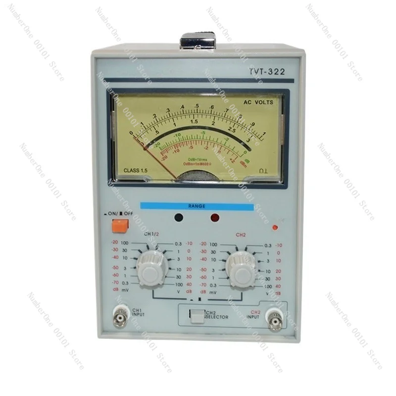 TVT322 model dual needle dual channel AC millivolt meter