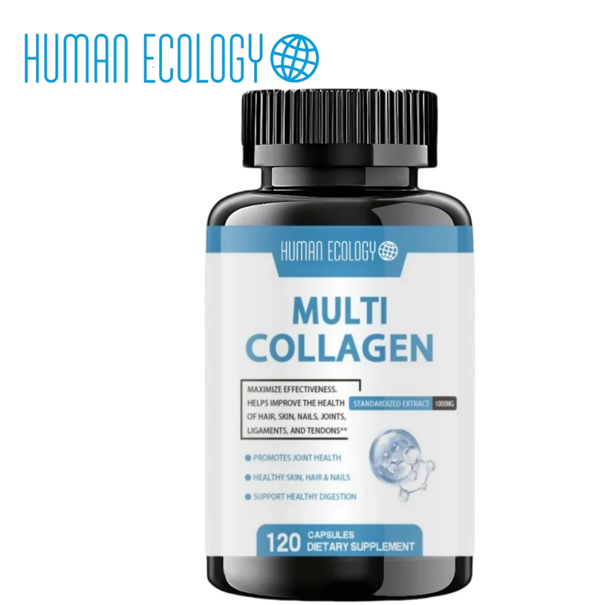 Human Ecology Marine Collagen Peptide Powder Hydrolyzed Protein for Skin Hair Nails Joints