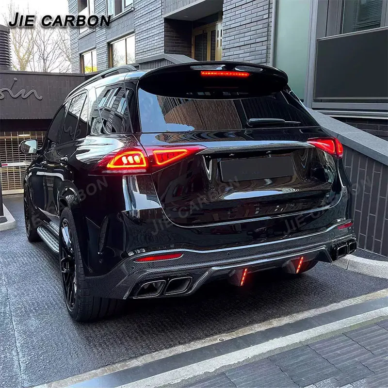 For Mercedes-Benz GLE AMG GLE350 GLE450 GLE53 GLE63 Carbon Fiber LD Style GLE Rear Spoiler Upgraded Rear Wing Aerodynamic Kit