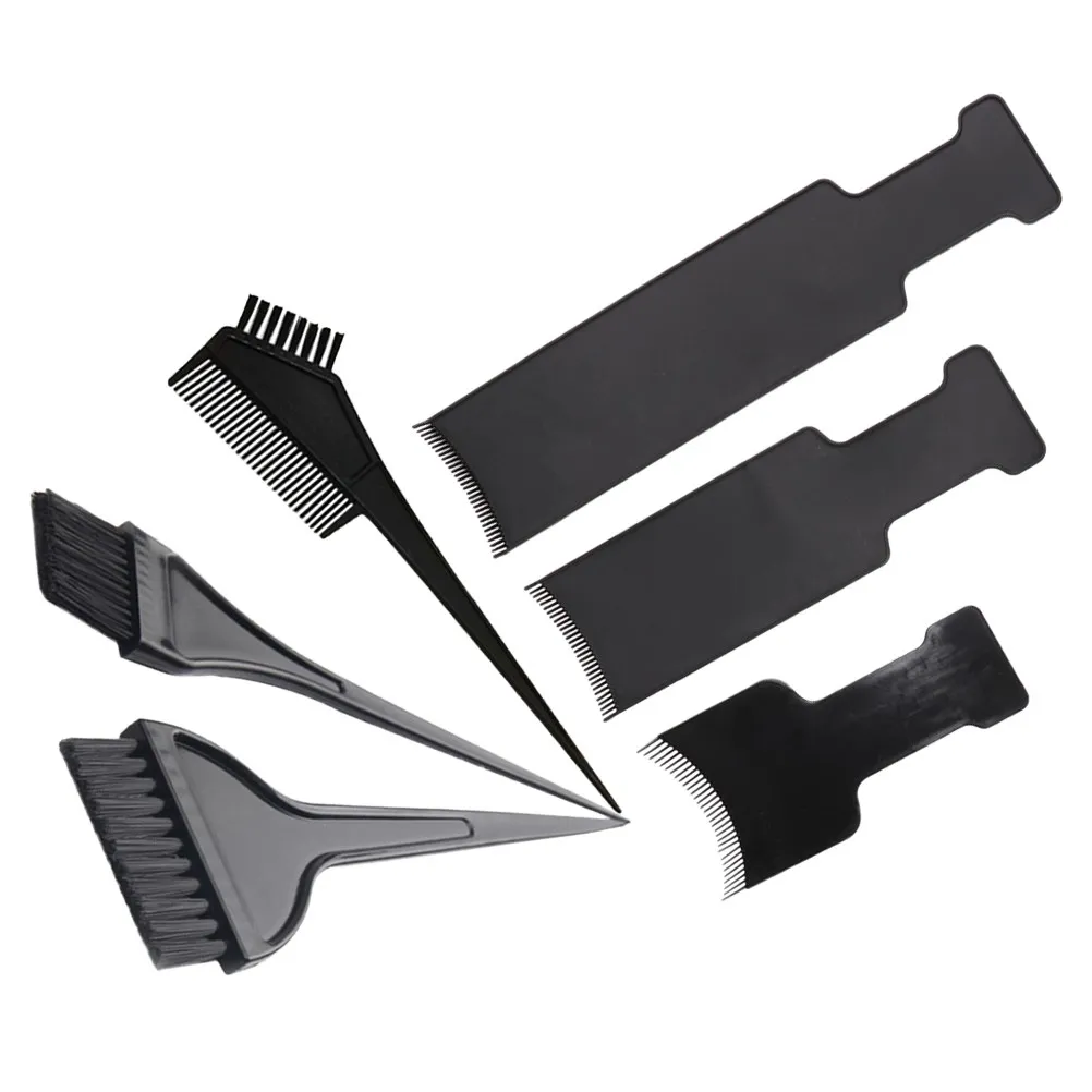 

1Set Hair Dyeing Board Comb Set Long Handle Hair Coloring Tool Salon Hairdressing Kit Brush for Home Use Protective Root