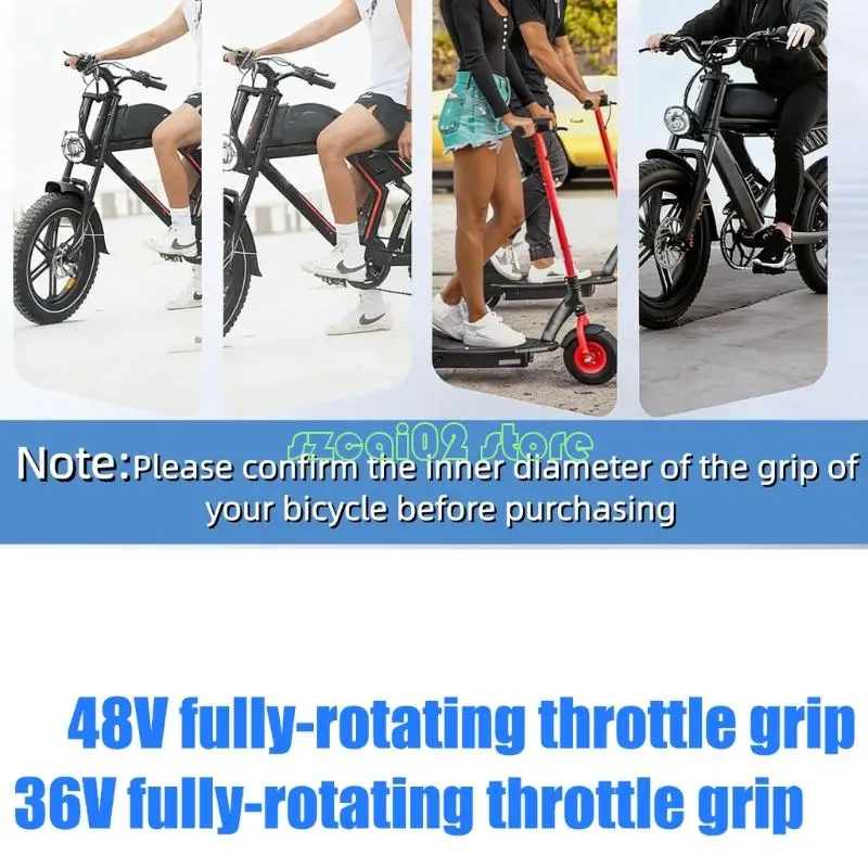 400B Universal Ebike Throttle Controller 3 Pin With 2 Waterproof Construction 36V 48V LCD Speed Display Throttle