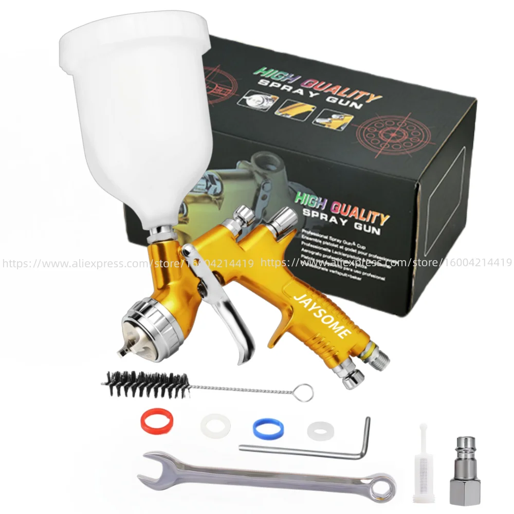 

High Quality Car Paint Spray Gun TE20/T110 1.3/1.8mm Paint Gun Stainless Steel Nozzle Needle Air Cap Water Based Spray Gun