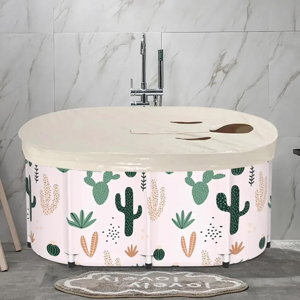 Sauna Adult Folding Bathtub Portable Thickening Tub PVC Bath Bucket Adult Children Swimming Pool