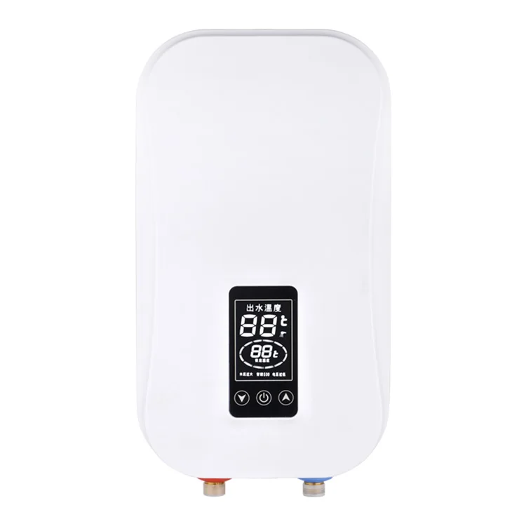 Aquecedor de água instantâneo portátil sem tanque de alta potência de boa qualidade de fábrica 8,5kw para chuveiro