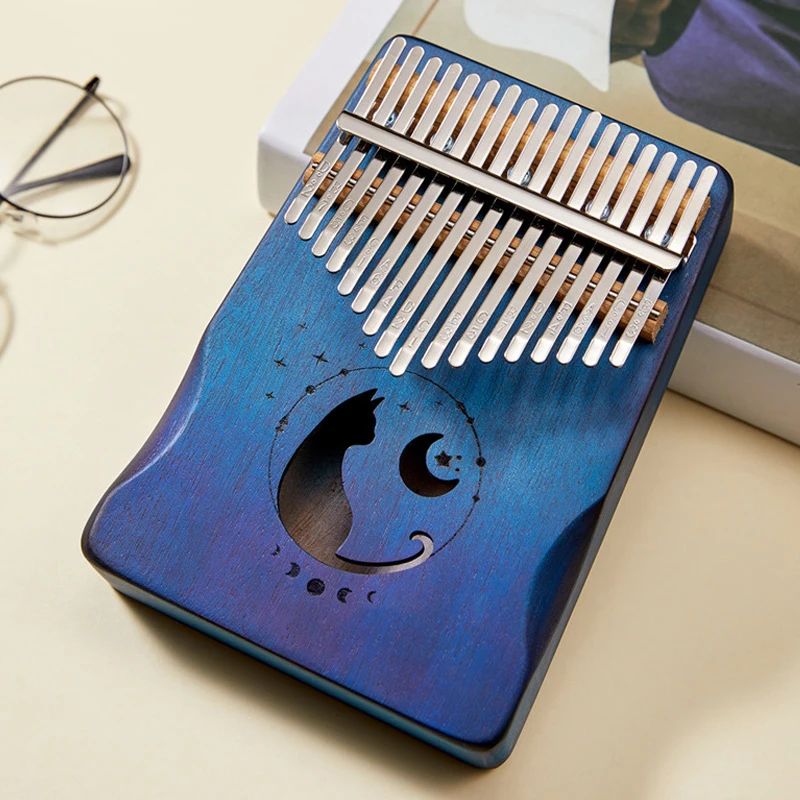 Kalimba Thumb Piano 21 Tone Single Board Kalimba 17 Tone Finger Piano Musical Instrument Thumb Piano