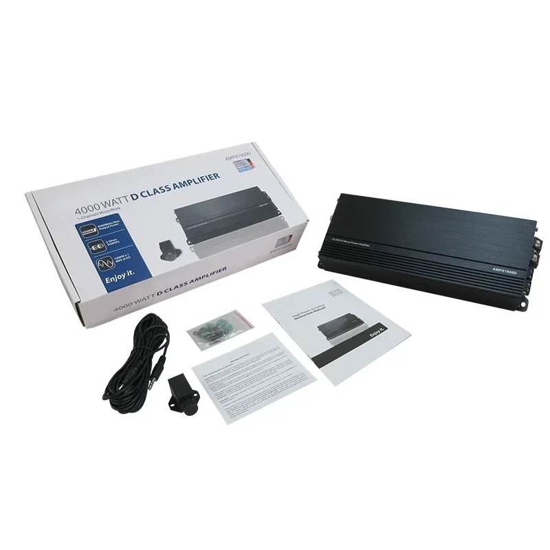 General High-quality Class D Single-way Car Audio Modified 4000W 11-16V DC Mono Digital Single-way Car Power Amplifier