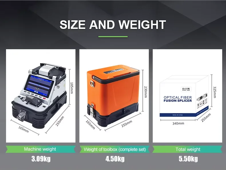 

AI-20 for Signalfire Six Motors 6S Automatic Fiber Fusion Splicing Machine Multilingual Splice Tool Optical Equipment Fiber