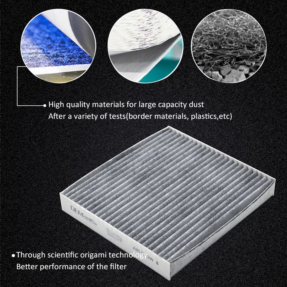 Car Activated Carbon Pollen Cabin A/C Air Filter For Toyota Yaris Camry Corolla Lexus RX GS LX GX IS Subaru Outback 87139-YZZ08