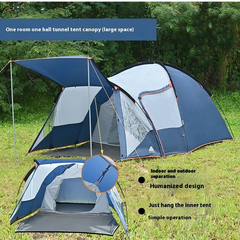 STLF مواد عالية الجودة، نوافذ شبكية قابلة للتنفس، خيام المشي لمسافات طويلة، الأنفاق، التخييم في الهواء الطلق والداخلية وخيام السفر #2